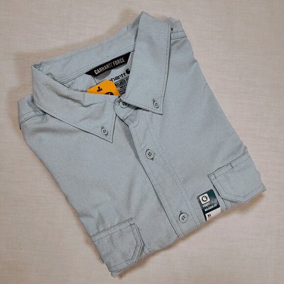 Carhartt Force Other - Carhartt Force Men's XL Relax Fit Short Sleeve Button-Down Shirt NWT